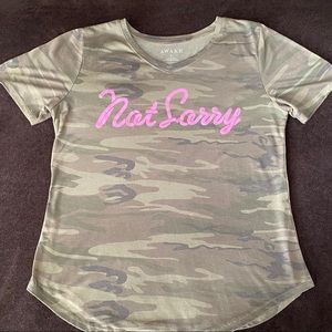 Awake Camo “Not Sorry” Tee